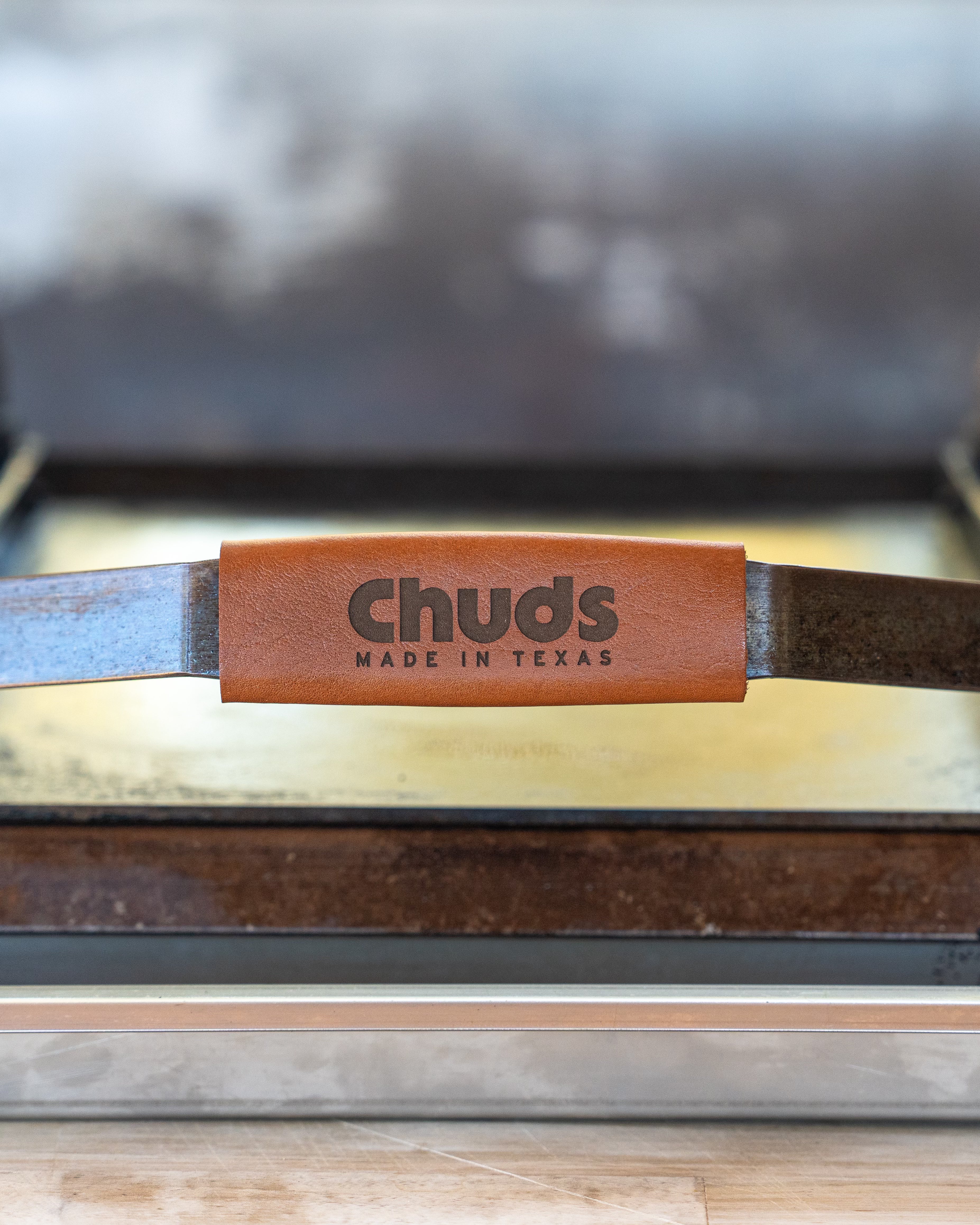 Chud Press Leather Handle Wrap – Chuds BBQ