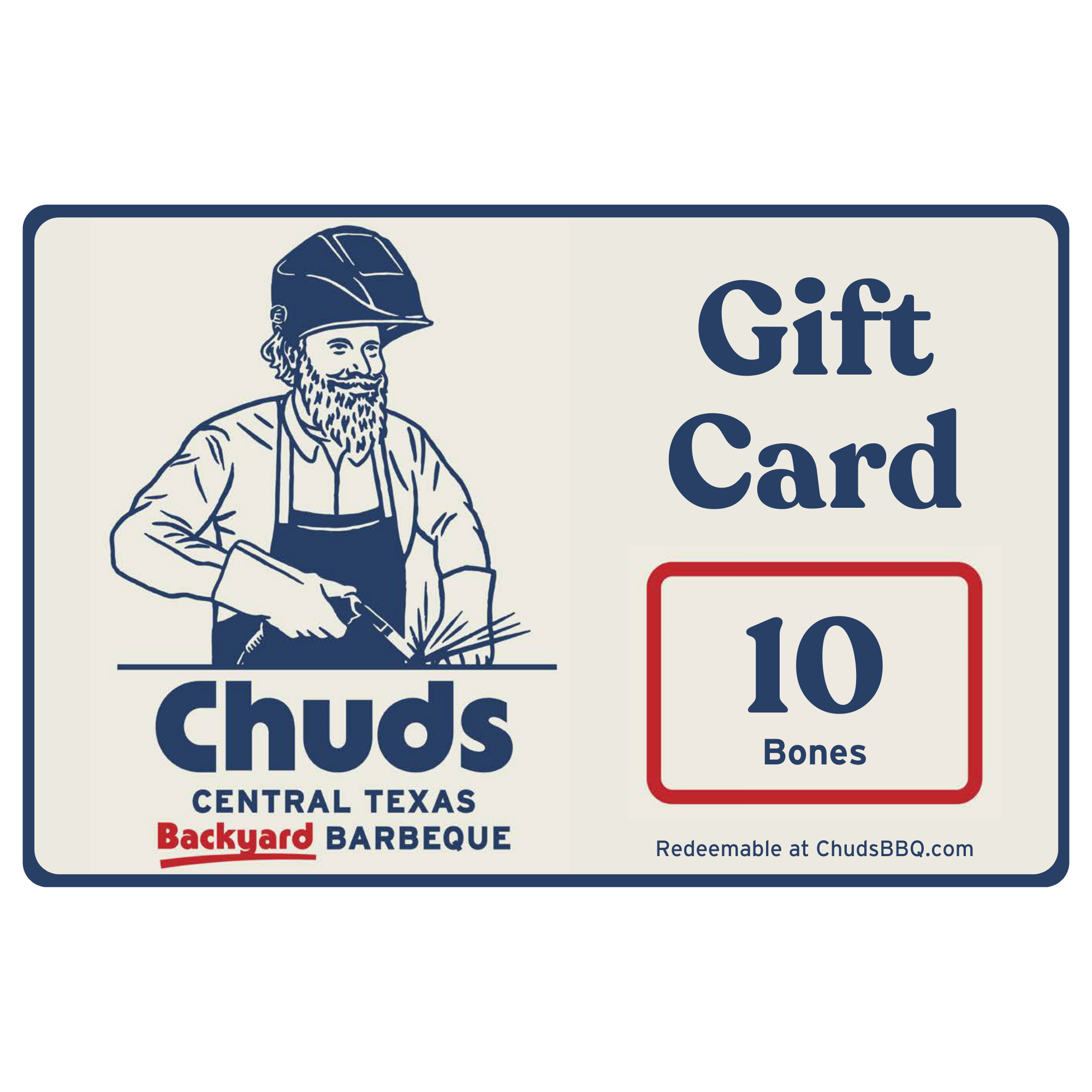 Chuds BBQ Gift Card