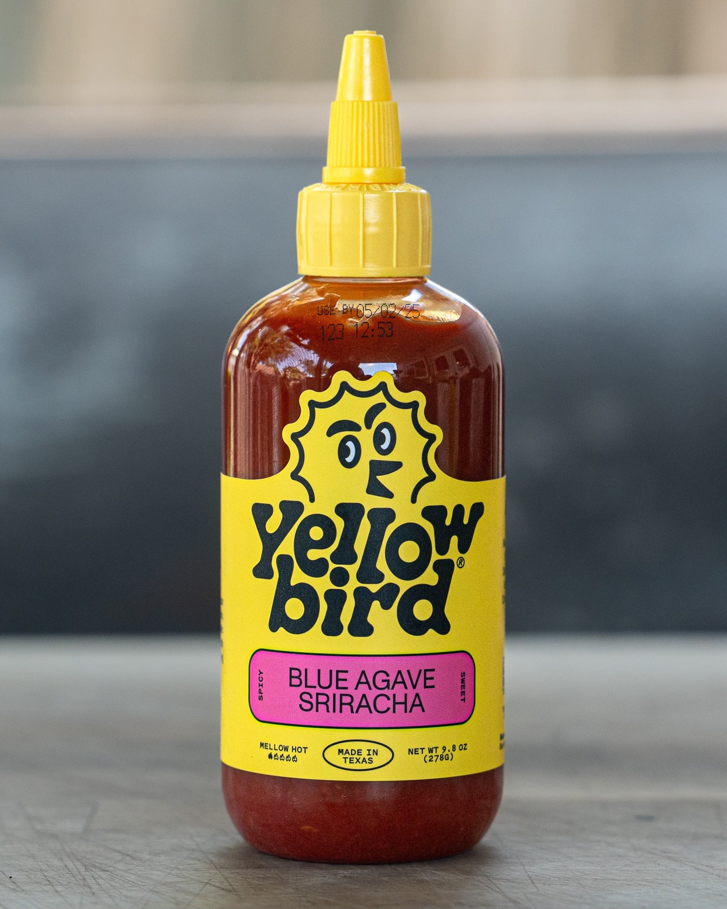 Yellow Bird Sriracha Hot Sauce Front