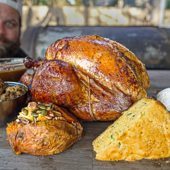 A BBQ Thanksgiving Feast