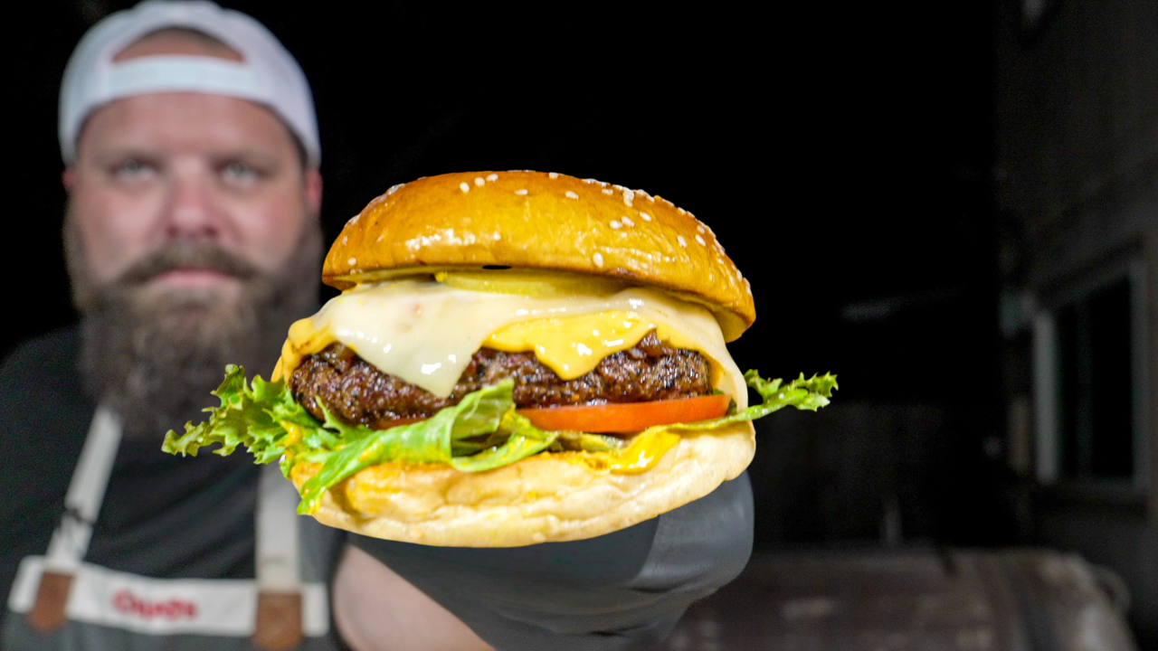 Hatch Green Chile CheeseBurger!