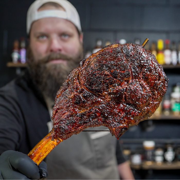 Tomahawk Steak With Cowboy Butter!
