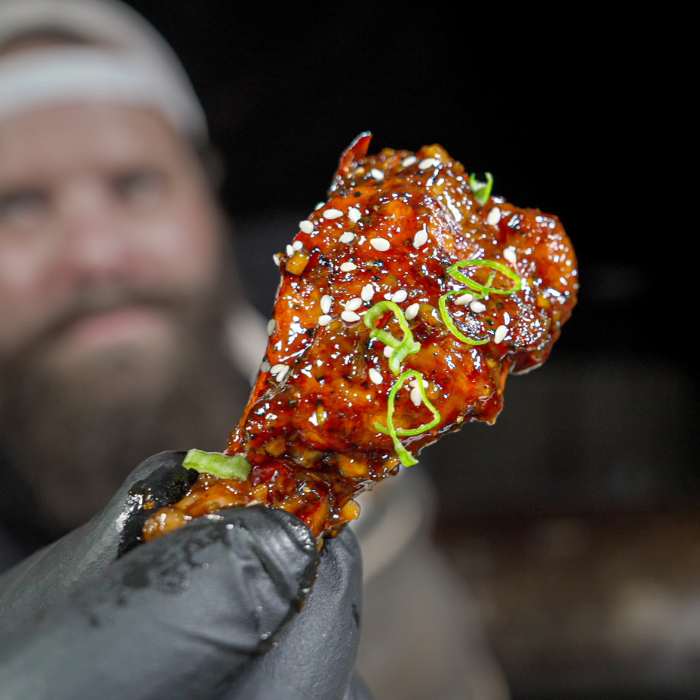 General Tso Smoked Chicken Wings!