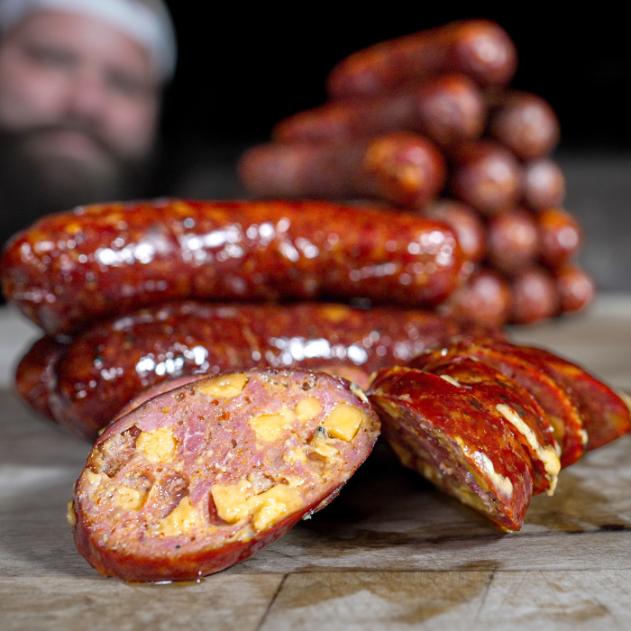  Cheesy Spicy Texas Sausage! 