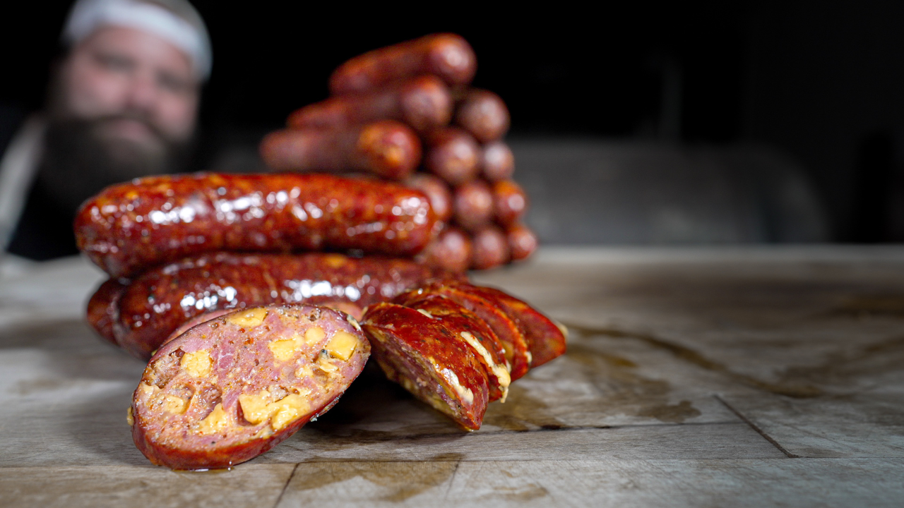  Cheesy Spicy Texas Sausage! 