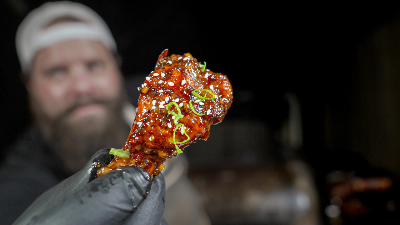 General Tso Smoked Chicken Wings!