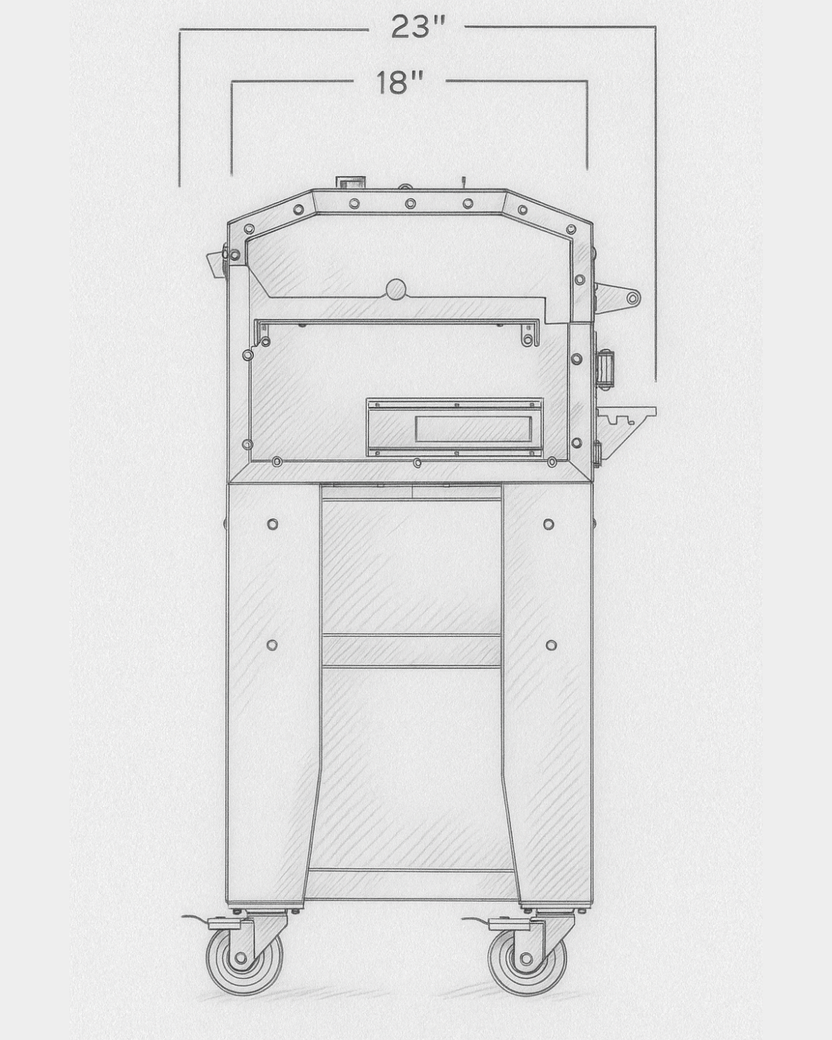 Chud Grill Drawing Side