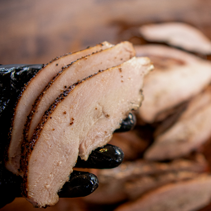 Texas Style Smoked Turkey Breast!