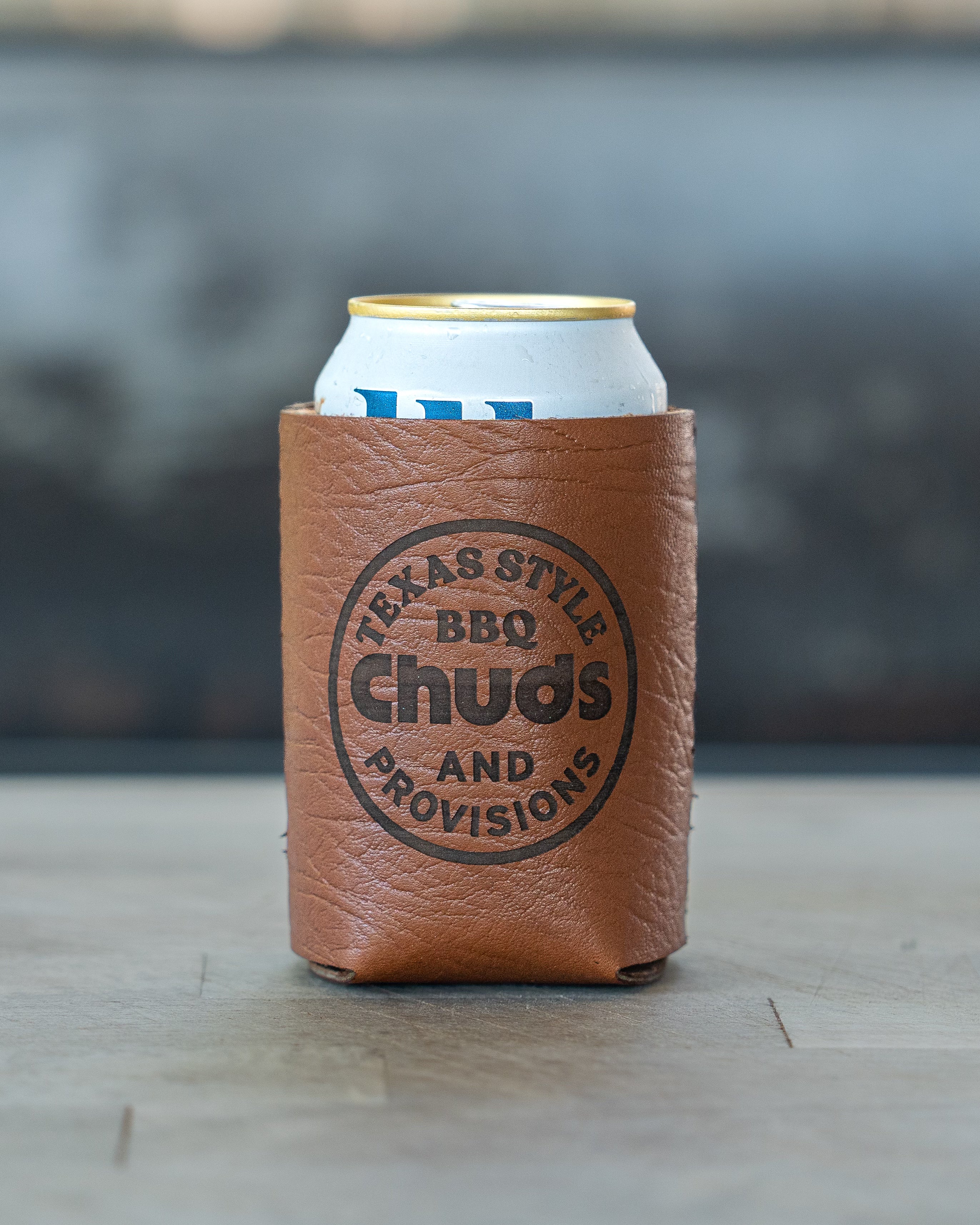 USDA Leather Koozie