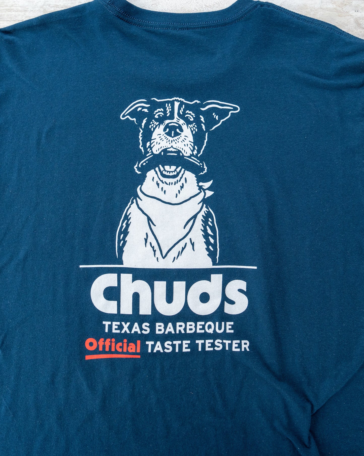 Chuds Official Taste Tester T-Shirt Back