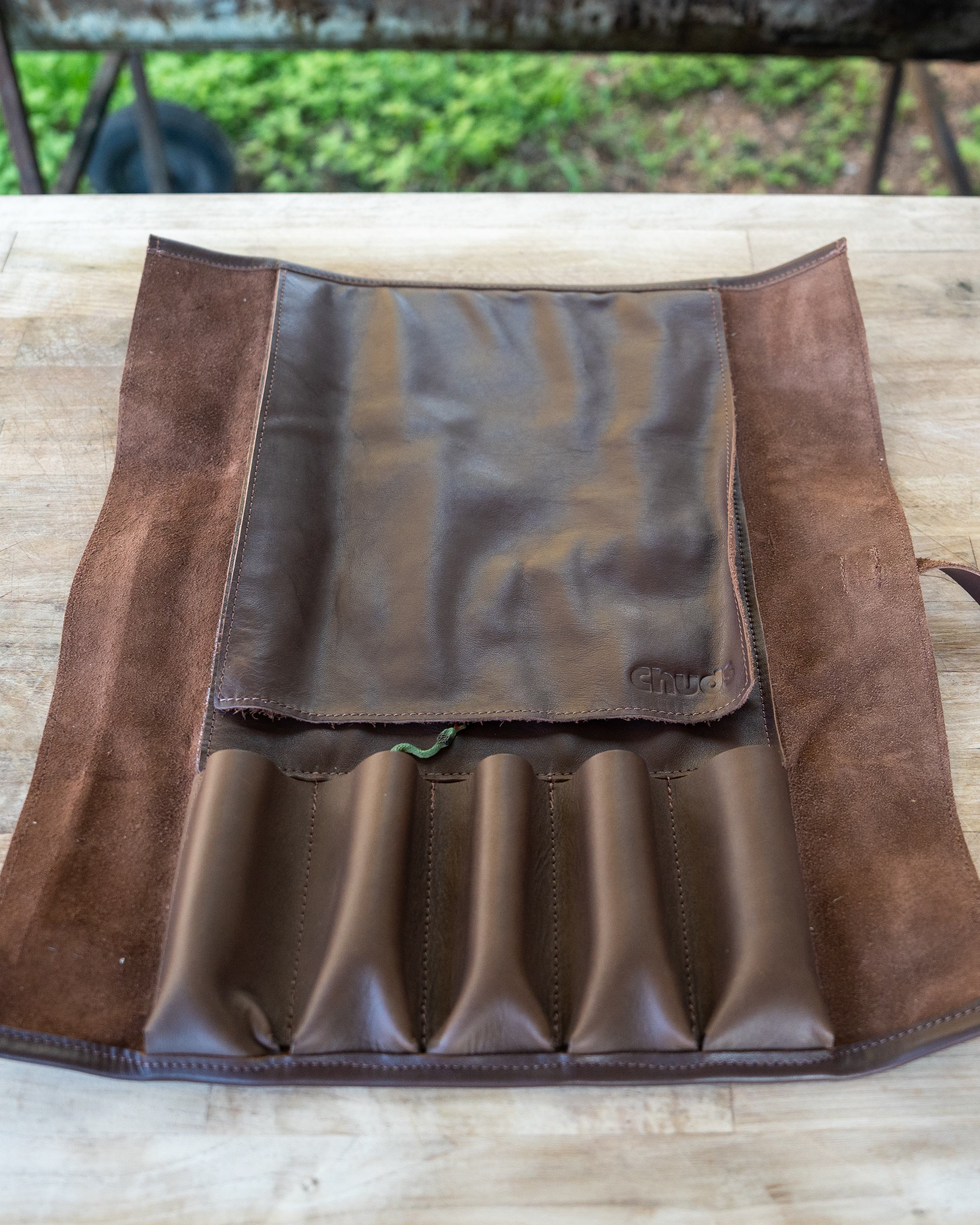 Chuds Signature Leather Knife Roll