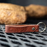 Smoked Leather Chuds Keychain