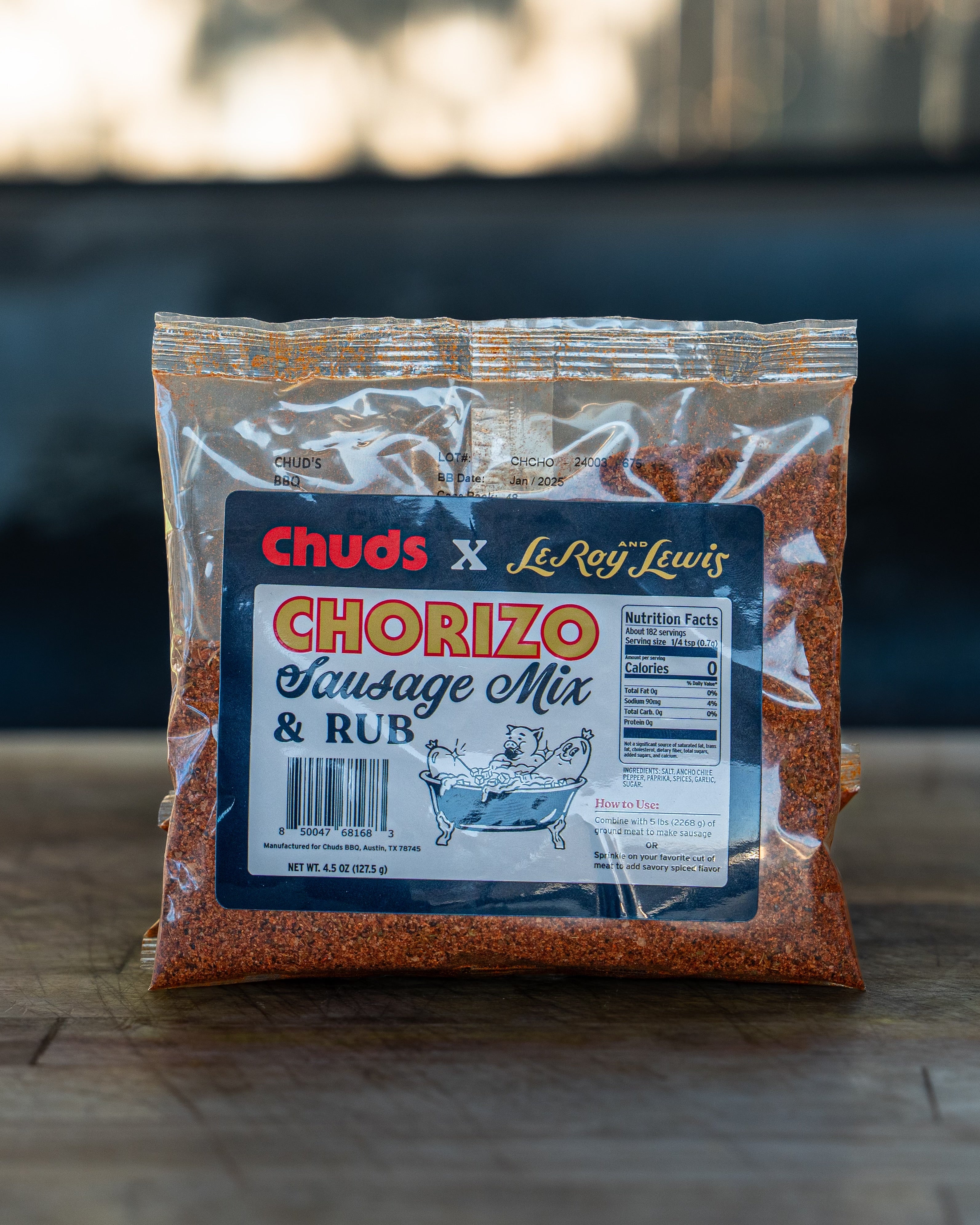 Chorizo Sausage Mix & Rub