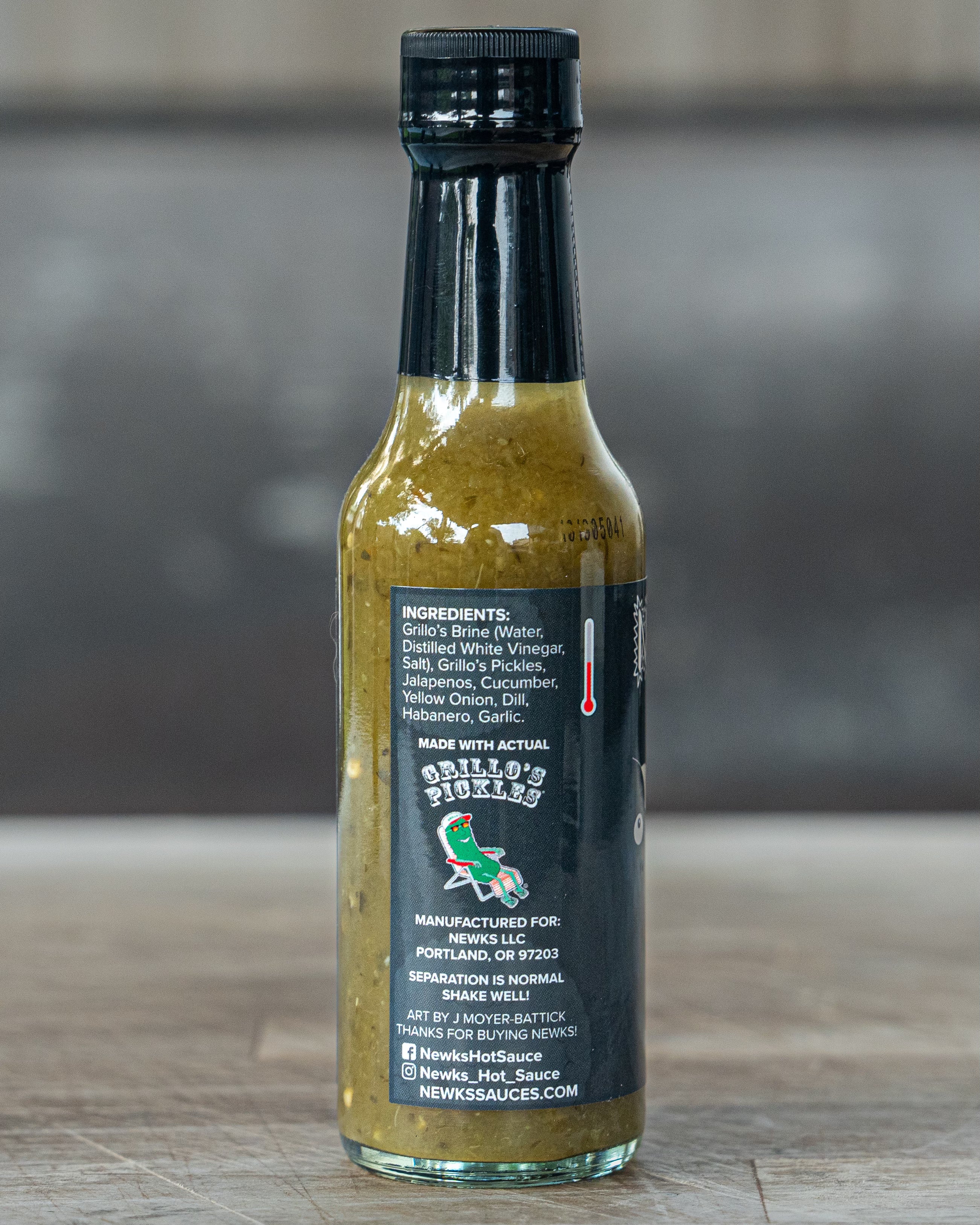 Newks Dill Pickle Hot Sauce