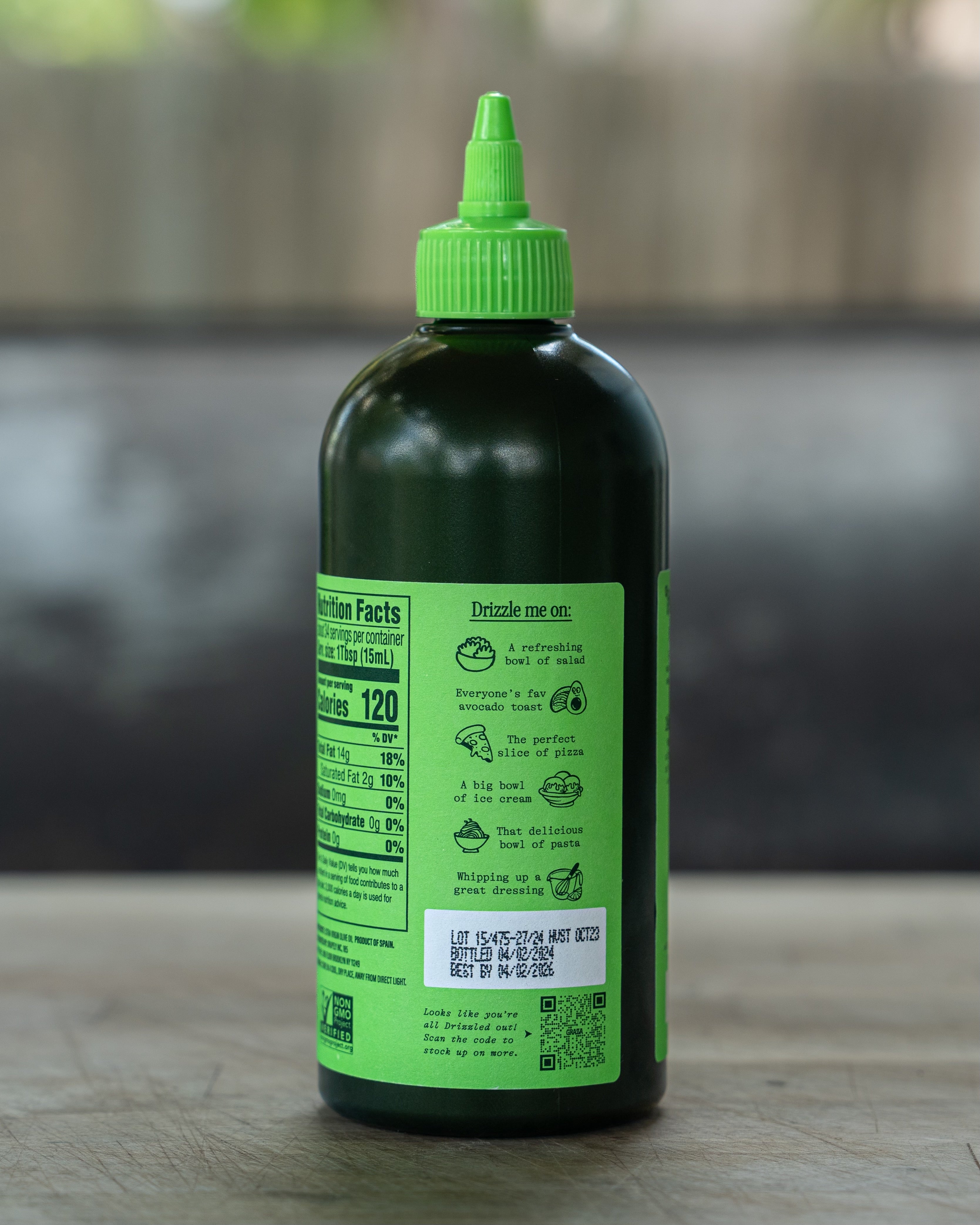 Graza drizzle extra virgin olive oil chuds bbq