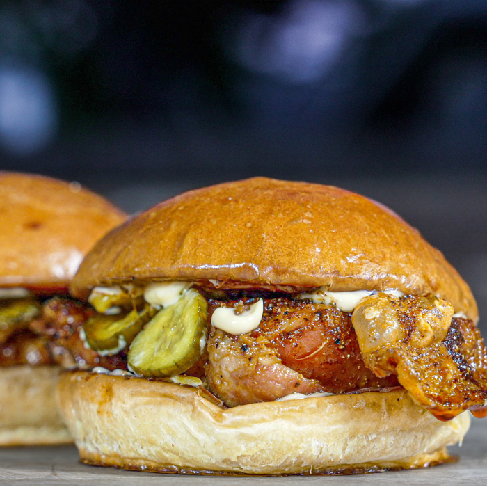 Nashville Hot BBQ Chicken Sandwich!