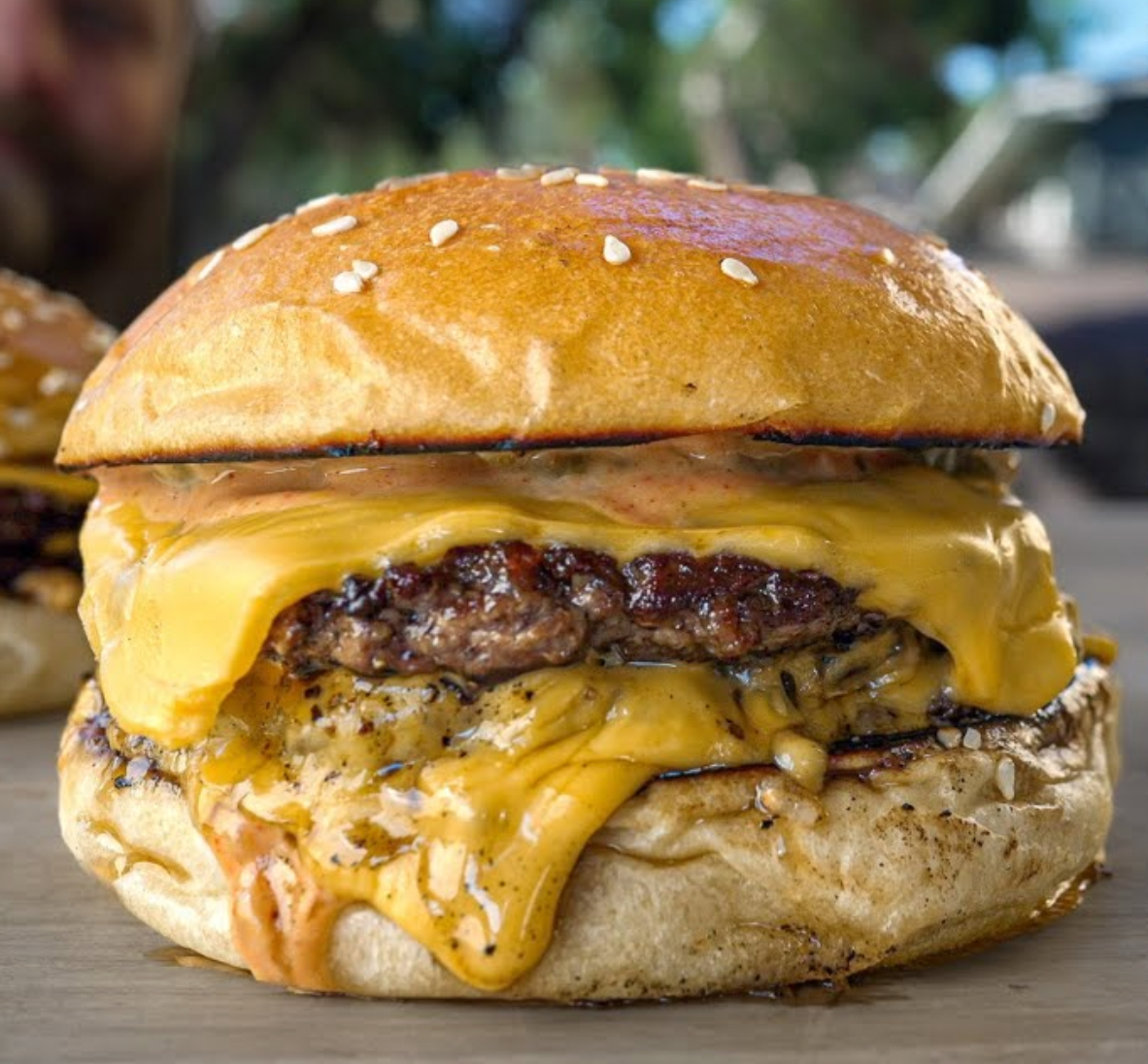 Smoked Cheeseburgers!