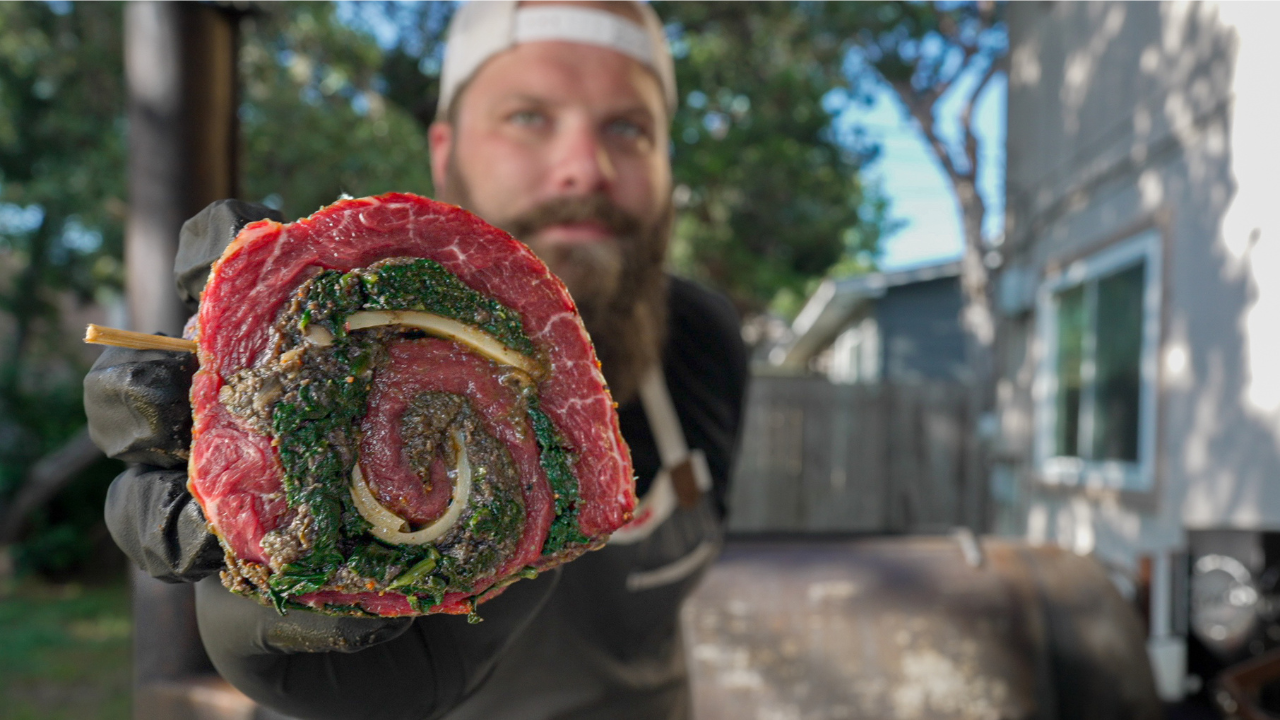 Stuffed Pinwheel Steaks